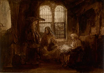 Christus im Gespräch mit Martha und Maria, ca. 1652