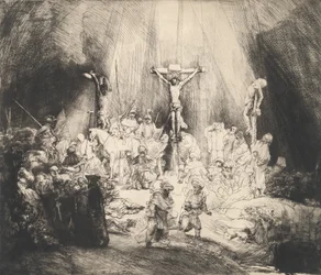 Christus gekreuzigt zwischen den beiden Dieben Die drei Kreuze, 1653