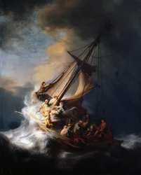 Christus im Sturm auf dem See Genezareth, 1633
