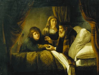 Isaak segnet Jakob, um 1640