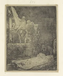 Kreuzabnahme bei Fackellicht