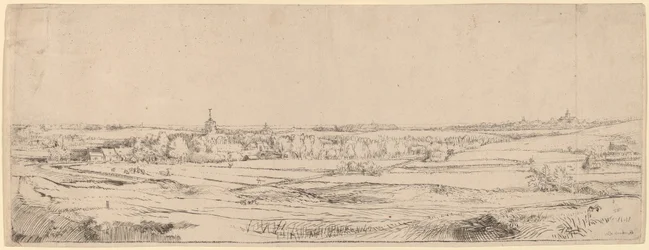 Landschaft mit Blick auf Haarlem (Das Goldwägerfeld)