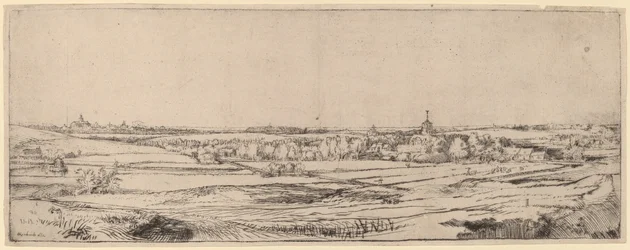 Landschaft mit Blick auf Haarlem (Das Goldwägerfeld)