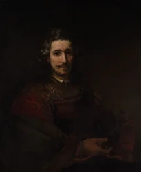 Mann mit einer Lupe, ca. 1660