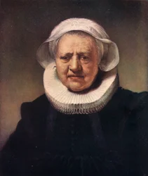 Porträt von Aechje Claesdr, 1634