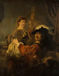 Rembrandt und Saskia im Gleichnis vom verlorenen Sohn, c. 1635