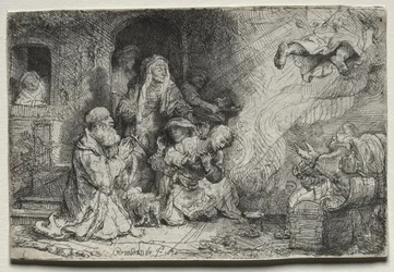 Der Engel verlässt die Familie des Tobit