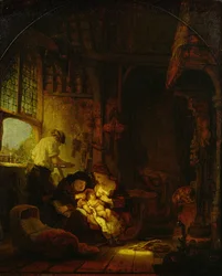 Die Werkstatt des Zimmermanns, 1640