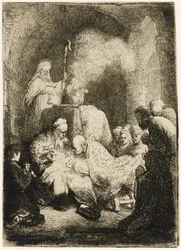 Die Beschneidung: kleine Platte, 1630