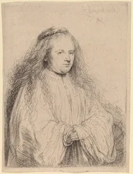 Die kleine jüdische Braut (Saskia als Heilige Katharina)