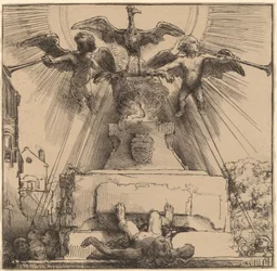Der Phönix oder die gestürzte Statue