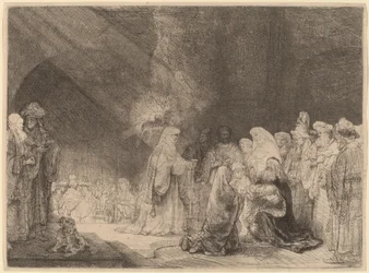 Die Darstellung im Tempel: Länglicher Druck