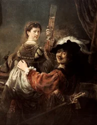 Der verlorene Sohn in der Taverne Rembrandt und Saskia, ca. 1635