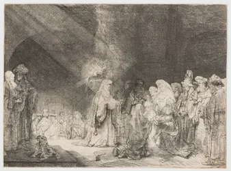 Die Darstellung im Tempel: länglicher Druck