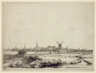 Ansicht von Amsterdam, ca. 1640