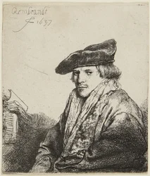 Junger Mann mit Mütze