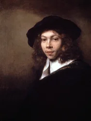 Junger Mann mit schwarzer Kappe, 1666