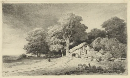 Bauernhof an einem Weg