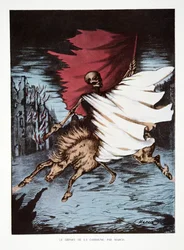 Le Départ de la Commune, aus Histoire de la Troisieme Republique, Bd. I, l