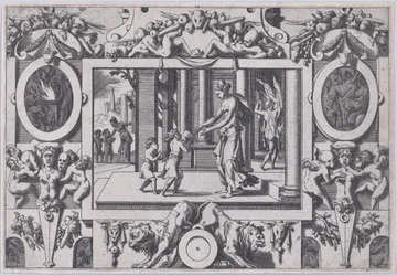 Die Kinder von Medea und Jason geben Kreusa das tödliche Geschenk, 1563
