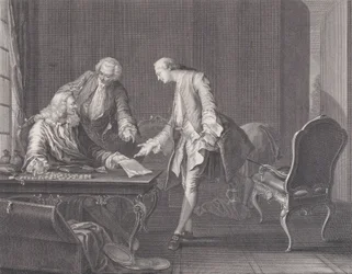 Der verlorene Sohn fordert sein Erbe, ca. 1751
