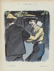 Prostitution - Illustration für Le Rire, 27. Mai 1905