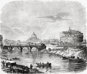 St. Peters mit der Brücke und Castel Sant