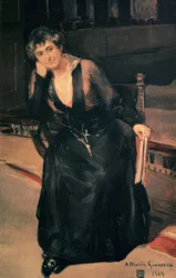 Porträt von Frau María Guerrero