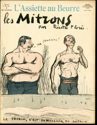 Titelblatt von „The Butter Plate“, Nummer 477, Satirique en Couleurs