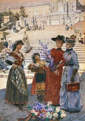 Piazza di Spagna in Rom