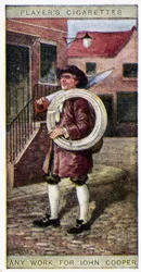 Irgendeine Arbeit für John Cooper, Visitenkarte