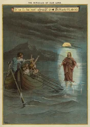 Die Wunder Christi: Jesus geht auf dem Wasser