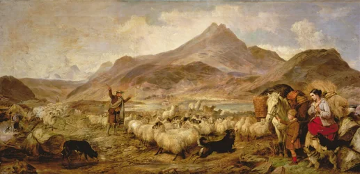 Viehtreiber in Glen Sligichan, Isle of Skye