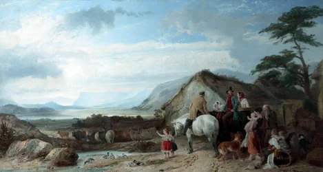 Die Rast des Viehtreibers, 1846
