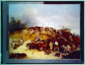 Kiesgruben, eine Szene aus der Natur