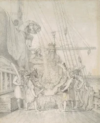 Überquerung des Tropen, 15. Okt. 1826
