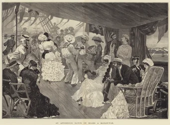 Ein Nachmittagstanz an Bord eines Kriegsschiffs