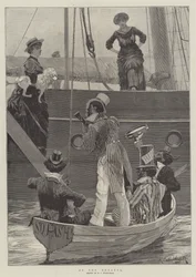 Bei der Regatta (Gravur)