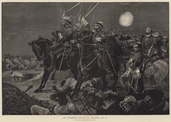 Die Haushaltskavallerie bei Kassassin, 28. August