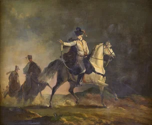 Der Earl of Ancram auf einem Pferd, ca. 1773