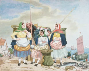 Fischmarkt am Meer