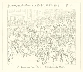 1849, Ein Tag im Salon, St. James Street