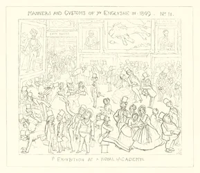 1849, Eine Ausstellung in der Royal Academy