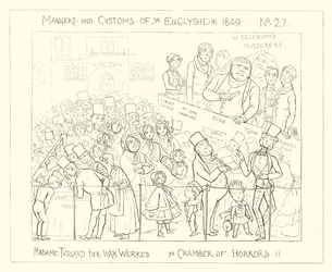 1849, Madame Tussauds Wachsfigurenkabinett, Die Kammer des Schreckens
