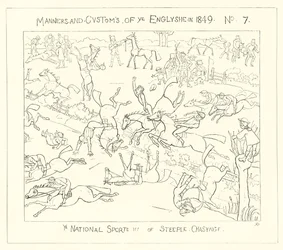 1849, Der Nationalsport des Hindernisrennens