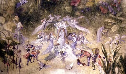 Die Toilette der Titania, ca. 1870