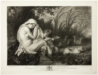 Calisto in ihrem Rückzugsort