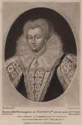 Königin Elisabeth I. (Mezzotinto)