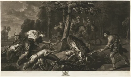 Die kalydonische Eberjagd, aus der Houghton-Galerie
