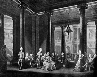 Das Innere des Pantheons in der Oxford Road, 1772